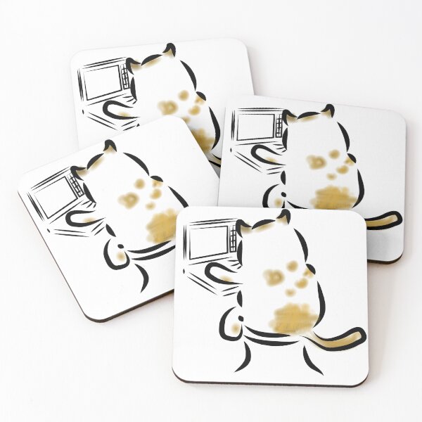 Item preview, I work hard so my family can have a better life-Busy cat is taping laptop designed and sold by aimicat.