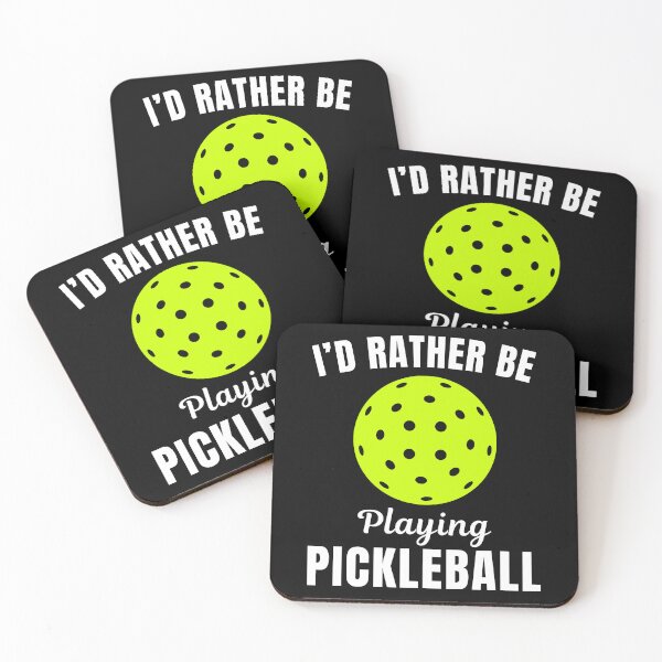 Item preview, I'd rather be playing pickleball, funny pickle ball sport game player lover or fan saying quote designed and sold by NBSStore.