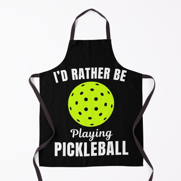Item preview, I'd rather be playing pickleball, funny pickle ball sport game player lover or fan saying quote designed and sold by NBSStore.