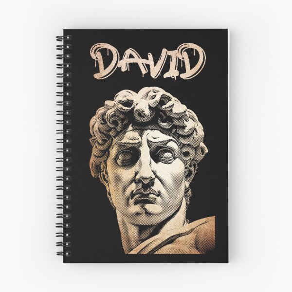 Artikelvorschau, Dot Art Grunge Michelangelos David-Statuenkopf – Distressed Classic Portrait David Ancient Statue 04 entworfen und verkauft von MadeByRobots.