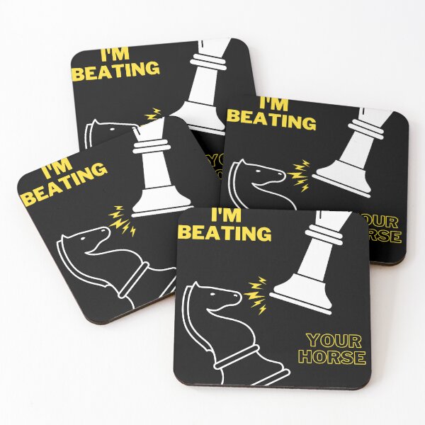 Item preview, Im beating your horse. gift for chess lovers designed and sold by GroonSpace.
