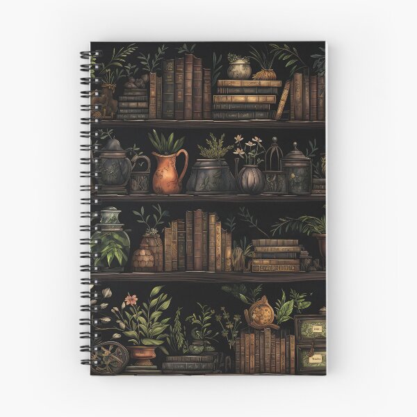 Item preview, Botanist library - magical plant lover librarian books designed and sold by Daydreamsatdawn.