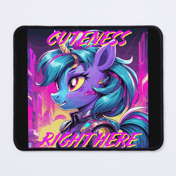 Item preview, Cartoon Cute Angry Pony "Cuteness Right Here"" designed and sold by NeutrinoJem.