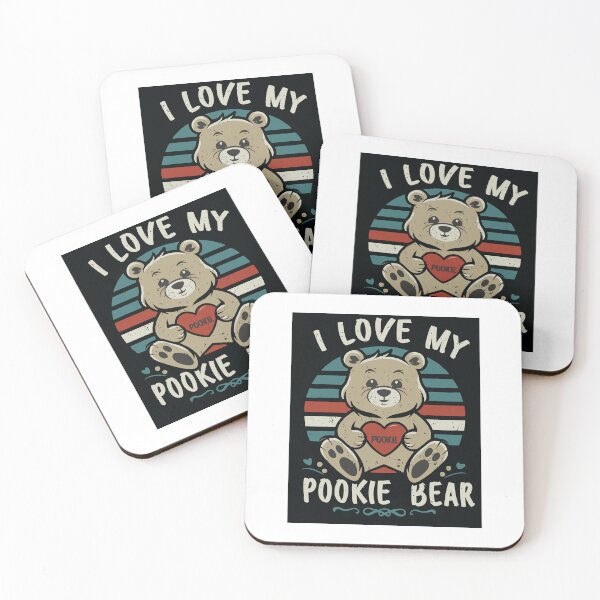 Item preview, I Love My Pookie Bear Valentine's Day designed and sold by DashBliss.