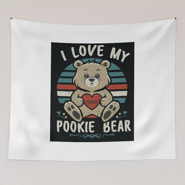 Item preview, I Love My Pookie Bear Valentine's Day designed and sold by DashBliss.