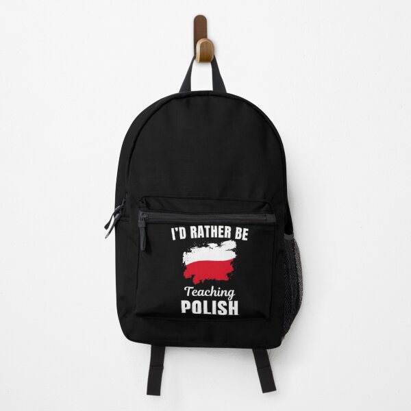 Item preview, I'd rather be teaching Polish, funny Polish language learning or speaking teacher or professor quote or saying designed and sold by NBSStore.