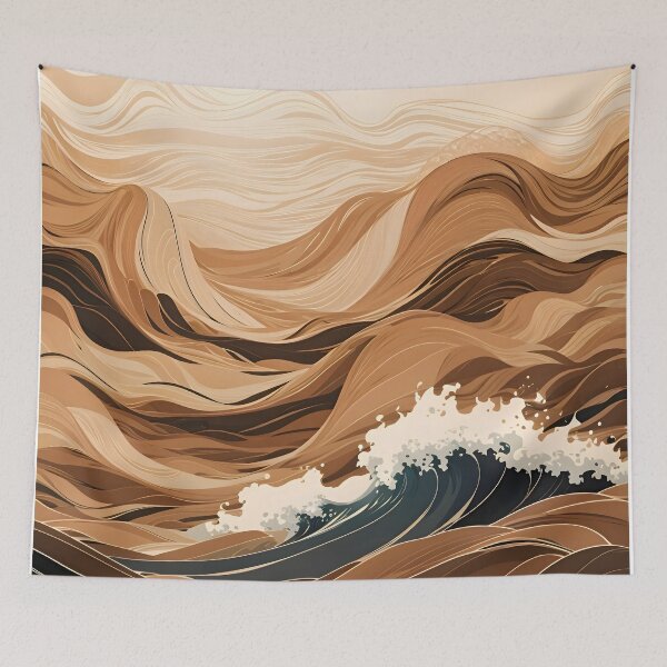 Item preview, A waves in a desert designed and sold by johndesign88.
