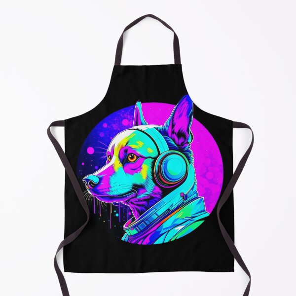 Item preview, Psychedelic Space Dog designed and sold by DadDrivenDesign.