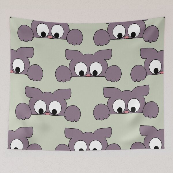 Item preview, funny cat pattern designed and sold by azet-art.