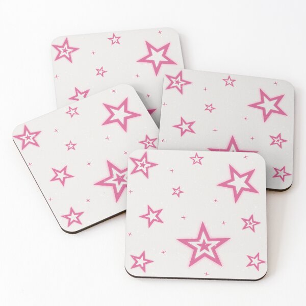 Item preview, pink y2k stars designed and sold by ceyin.