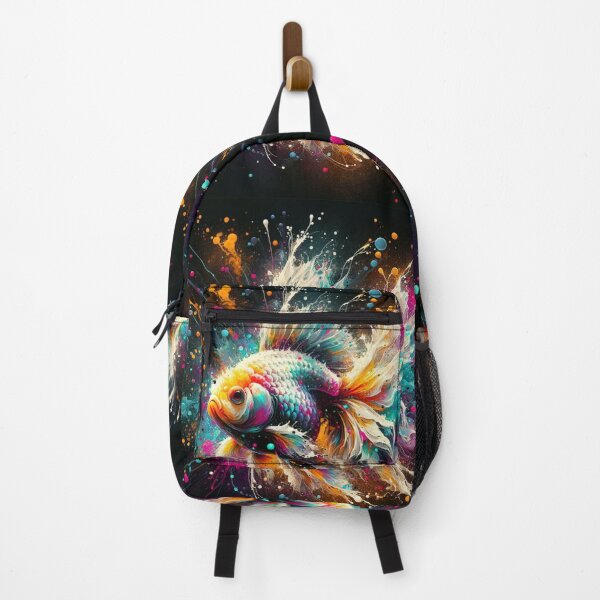 Artikelvorschau, Ink Splash Goldfisch Merch entworfen und verkauft von DGTDrag0nDesgns.
