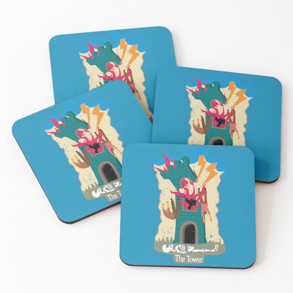 Item preview, Tarot The tower illustration for T-Shirt  Sticker Gift designed and sold by rfj-arts.