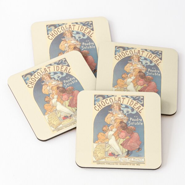 Item preview, Chocolat Ideal, by Alphonse Mucha. HIGH DEFINITION designed and sold by MINDTHECHERRY.