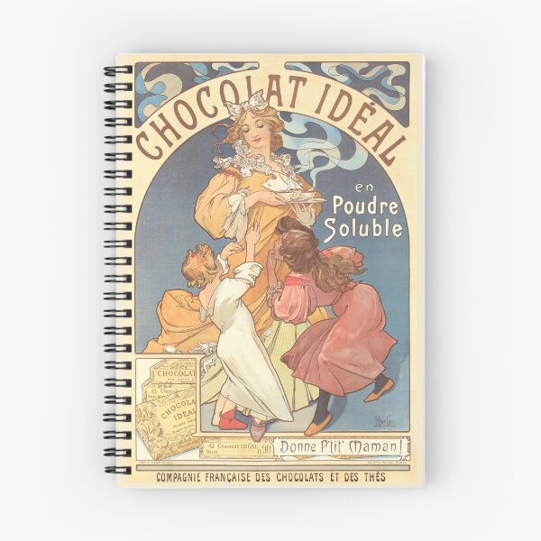Item preview, Chocolate Ideal, de Alphonse Mucha. ALTA DEFINICIÓN designed and sold by MINDTHECHERRY.