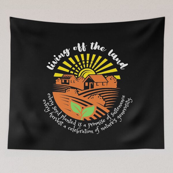 Item preview, LIVING OFF THE LAND designed and sold by Inspiretouplift.