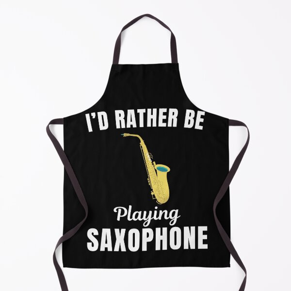 Item preview, I'd rather be playing saxophone, funny saxophonist, saxophone musical instrument players lovers and musicians saying or quote designed and sold by NBSStore.