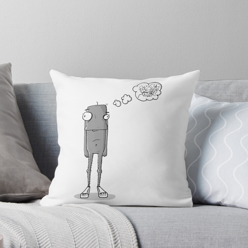 Item preview, Throw Pillow designed and sold by dreadpen.