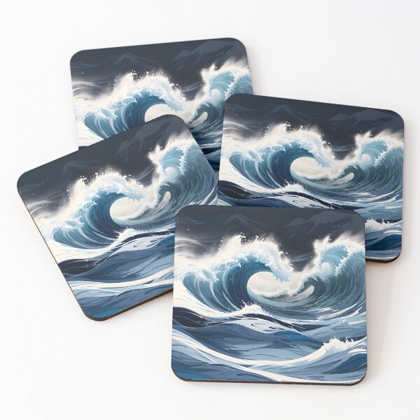 Item preview, A large waves in the ocean designed and sold by johndesign88.