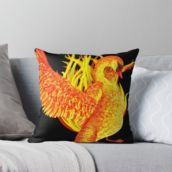 Aperçu de l'œuvre Cygne flamboyant, phénix créée et vendue par Blacklightco.