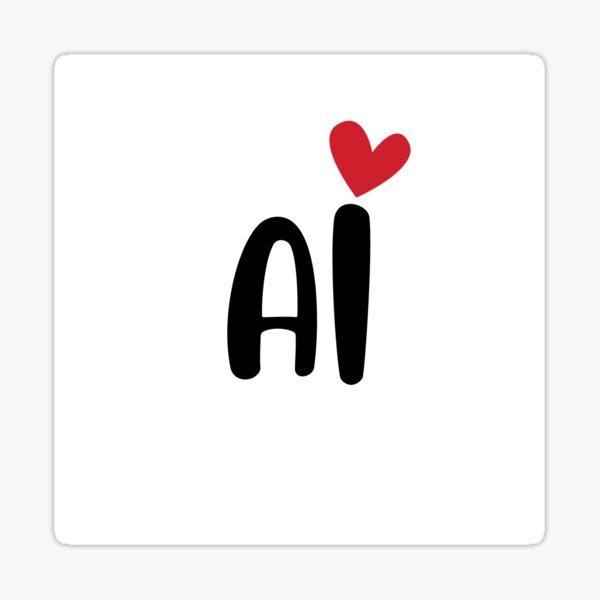 AI Artificial Intelligence Sticker