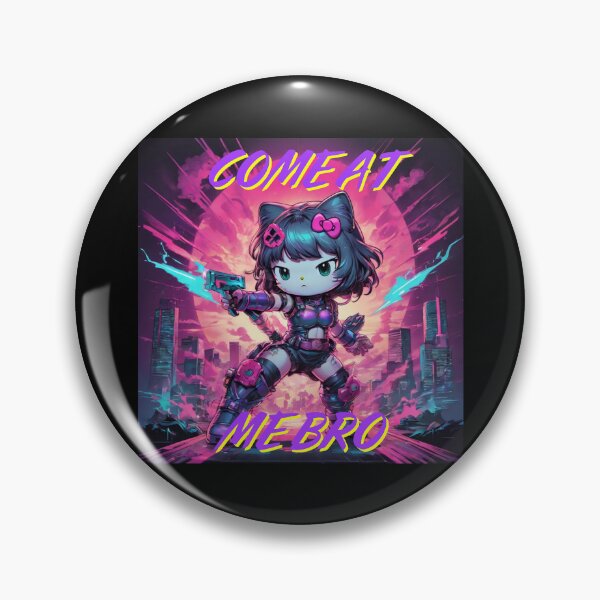 Item preview, Bye Bye Kitty maintains a level of cuteness and charm, "Come at me Bro" designed and sold by NeutrinoJem.