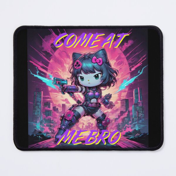Item preview, Bye Bye Kitty maintains a level of cuteness and charm, "Come at me Bro" designed and sold by NeutrinoJem.
