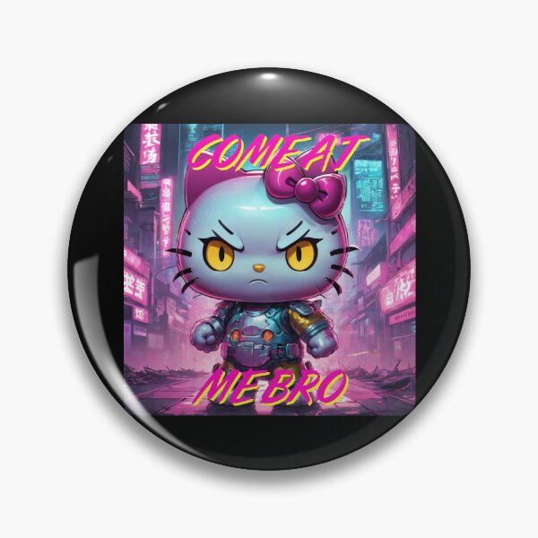 Item preview, Bye Bye Kitty maintains a level of cuteness and charm, "Come at me Bro" designed and sold by NeutrinoJem.