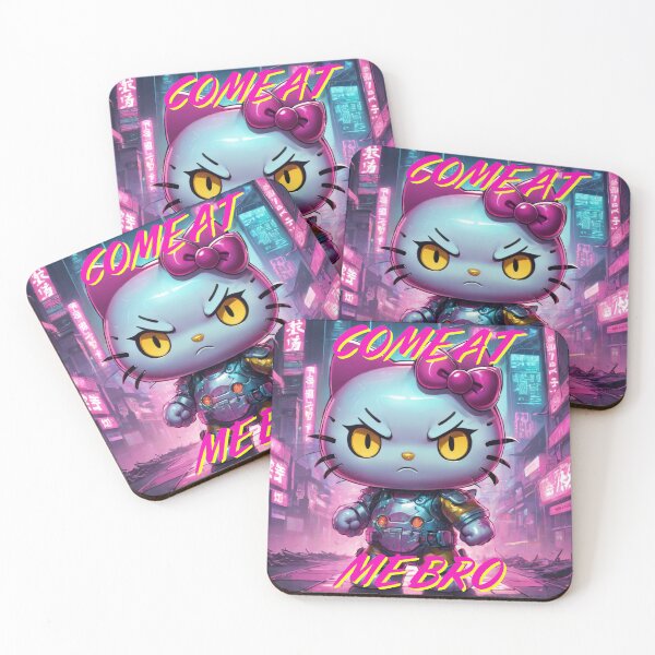 Item preview, Bye Bye Kitty maintains a level of cuteness and charm, "Come at me Bro" designed and sold by NeutrinoJem.