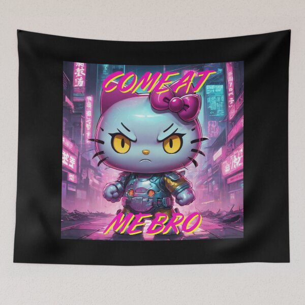 Item preview, Bye Bye Kitty maintains a level of cuteness and charm, "Come at me Bro" designed and sold by NeutrinoJem.