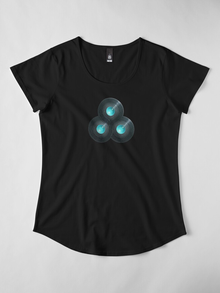 Alternate view of Triple Celt Premium Scoop T-Shirt