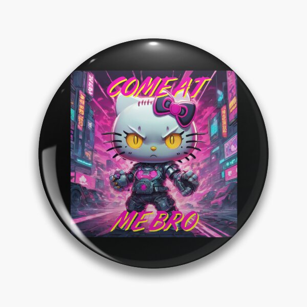 Item preview, Bye Bye Kitty maintains a level of cuteness and charm, "Come at me Bro" designed and sold by NeutrinoJem.