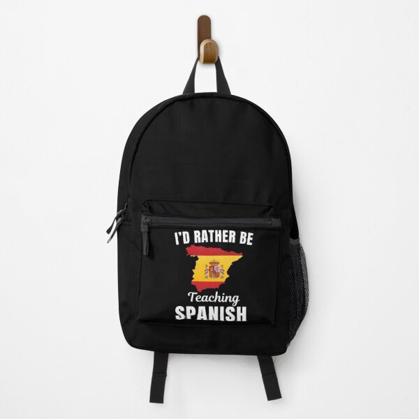 Item preview, I'd rather be teaching Spanish, funny Spanish language learning or speaking teacher or professor quote or saying designed and sold by NBSStore.