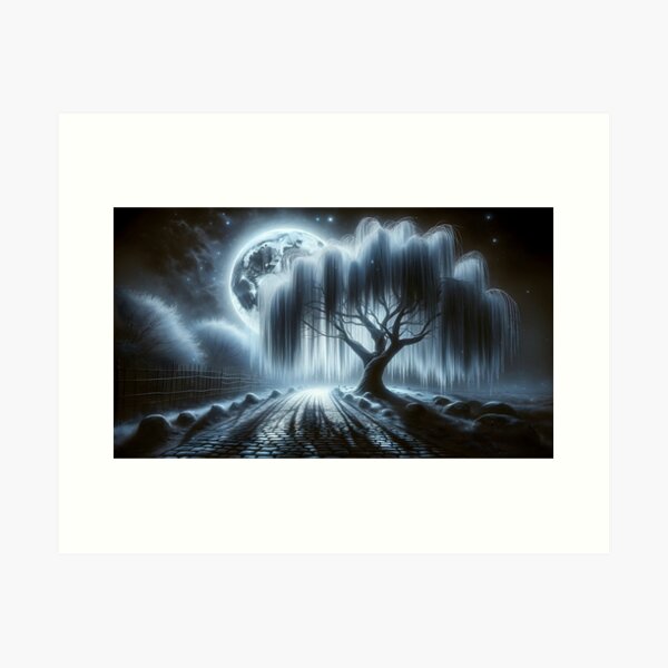Item preview, Moonlit Weeping Willow designed and sold by Truck Stop One.