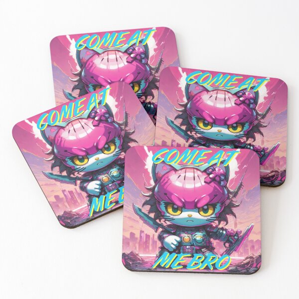 Item preview, Bye Bye Kitty maintains a level of cuteness and charm, "Come at me Bro" designed and sold by NeutrinoJem.