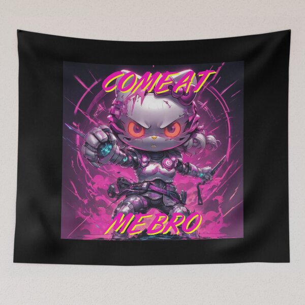 Item preview, Bye Bye Kitty maintains a level of cuteness and charm, "Come at me Bro" designed and sold by NeutrinoJem.