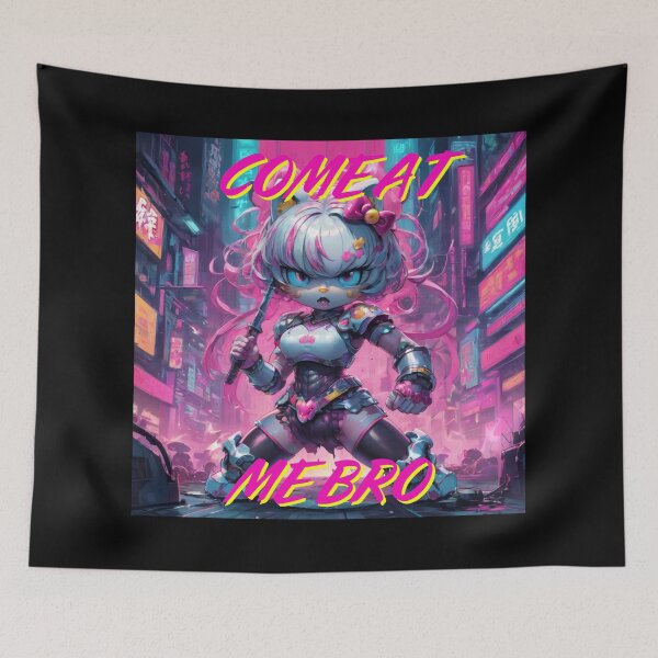 Item preview, Bye Bye Kitty maintains a level of cuteness and charm, "Come at me Bro" designed and sold by NeutrinoJem.