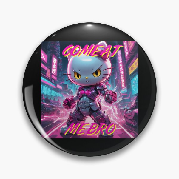 Item preview, Bye Bye Kitty maintains a level of cuteness and charm, "Come at me Bro" designed and sold by NeutrinoJem.