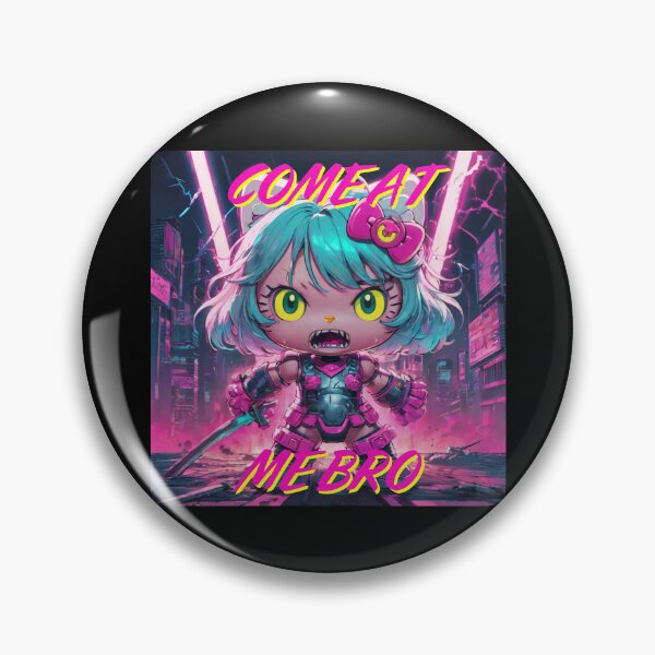 Item preview, Bye Bye Kitty maintains a level of cuteness and charm, "Come at me Bro" designed and sold by NeutrinoJem.