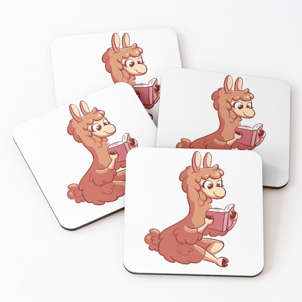 Item preview, Éwil, the orange reader llama designed and sold by JS-Editions.