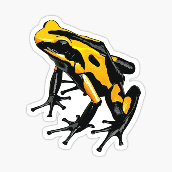 Item preview, A picture of yellow poison dart frog designed and sold by Gosia-designs.