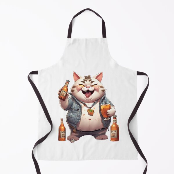 Item preview, Chubby Alcoholic Kitty Cat designed and sold by Keffy.