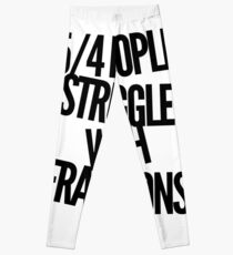 Fractions joke Leggings