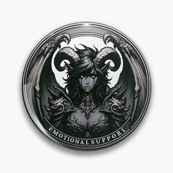 Item preview, Emotional Support Daemonette designed and sold by Mekone.