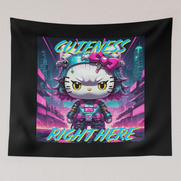 Item preview, Bye Bye Kitty maintains a level of cuteness and charm, "Cuteness Right Here" designed and sold by NeutrinoJem.