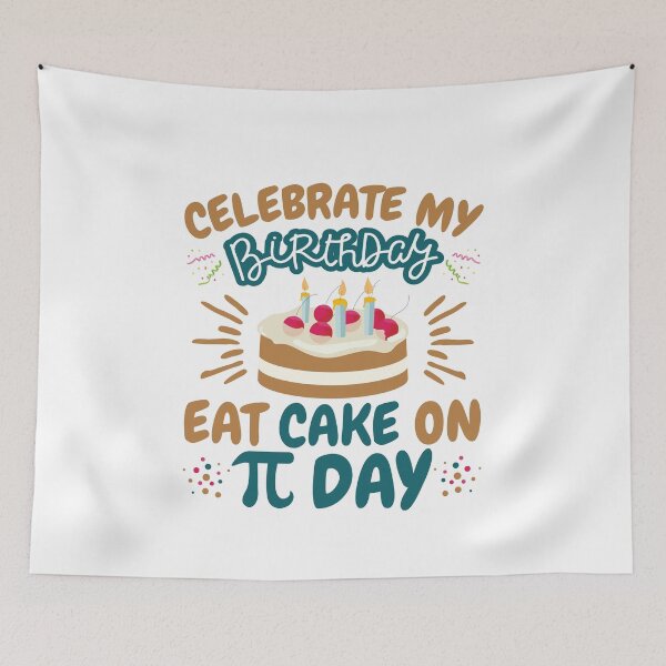 Item preview, Pi Day Birthday Eat Cake on Pi Day designed and sold by jaygo.