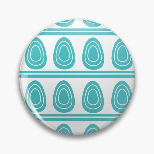 Item preview, Modern Blue Happy Easter Eggs Pattern designed and sold by Nisha Prabhu.