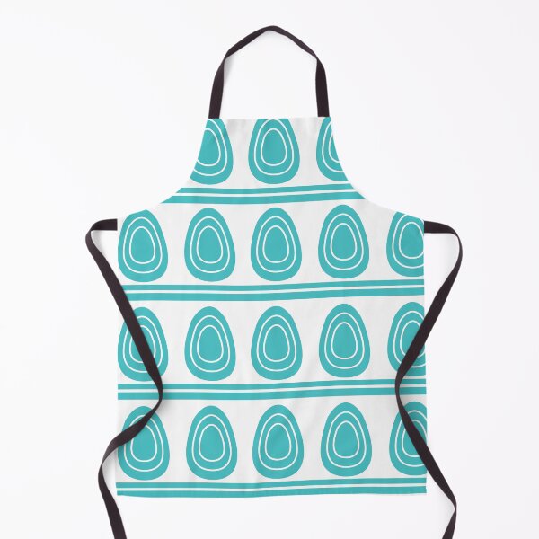 Item preview, Modern Blue Happy Easter Eggs Pattern designed and sold by Nisha Prabhu.