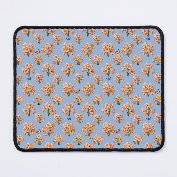 Item preview, Peach Amaryllis Flower Seamless Pattern designed and sold by Petalandfur.