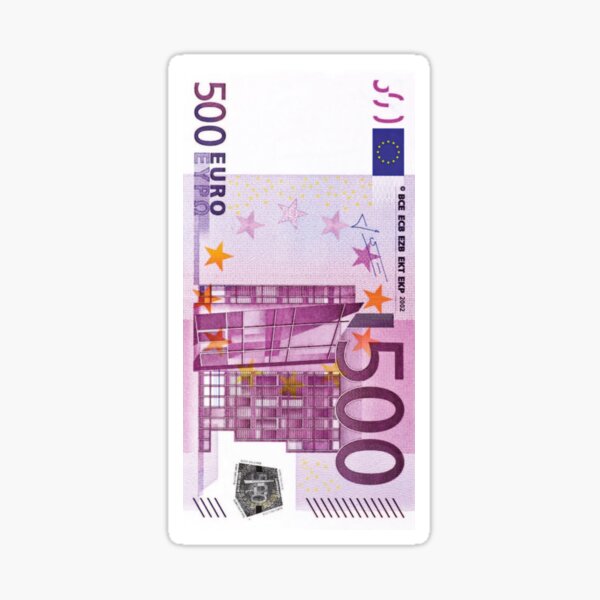 Item preview, 500 Euro note close up designed and sold by qlobba.