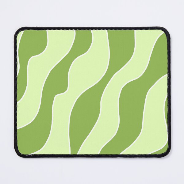 Item preview, cuadro de líneas irregulares color verde pastel designed and sold by ArtKar.